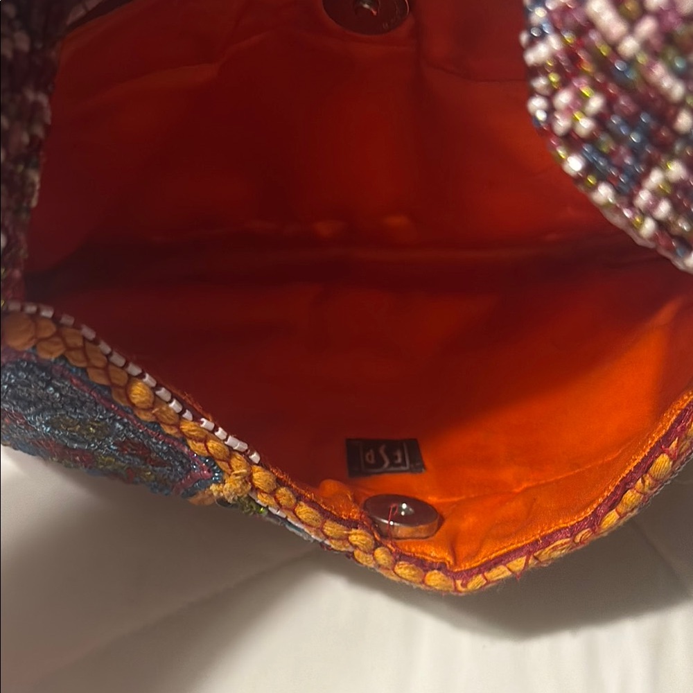 Colorful Beaded Women's Bag - Picture 3 of 4
